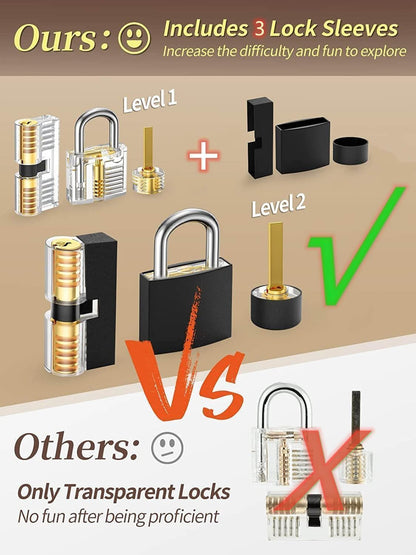 ClearLock Transparent Lock Mechanism Training Kit - educational view 2